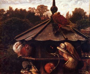 William Holman Hunt : The Festival Of St Swithin Or The Dovecote